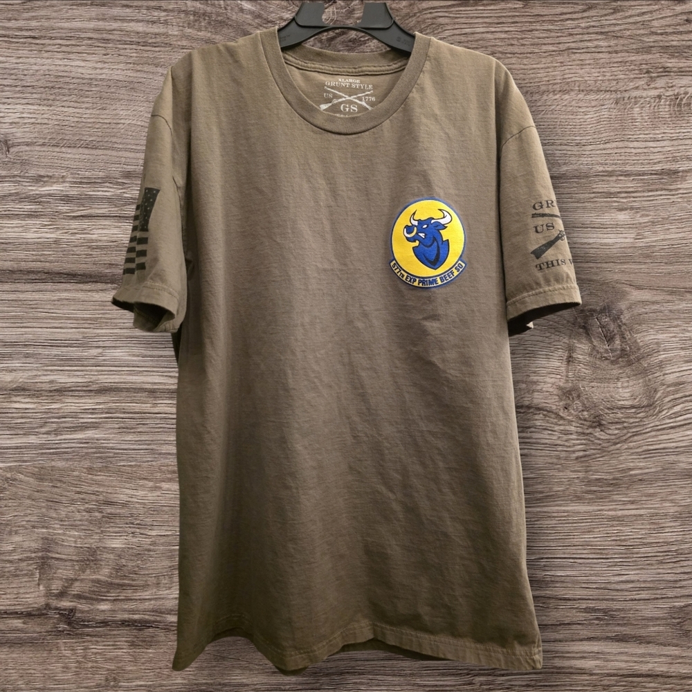 Grunt Style 1st Expeditionary Civil Engineering Group 2022 Military Tee Men’s XL